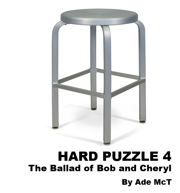 Cover art for Hard Puzzle 4 : The Ballad of Bob and Cheryl